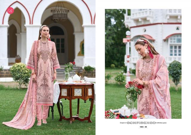 Belliza guzarish vol 25 cotton dress material wholesale